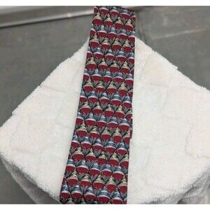 Stafford Executive Men's Multicolor 100% Italian Silk Tie